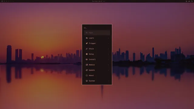 Omarchy menu
