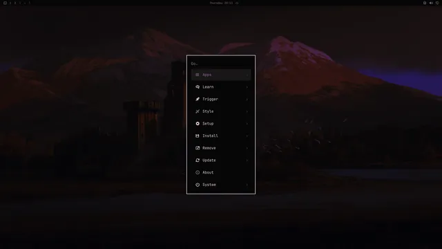 Omarchy menu