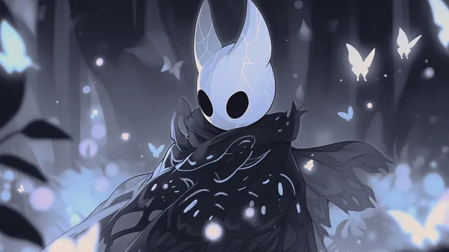 Catppuccin Mocha Dark wallpaper: hollow knight