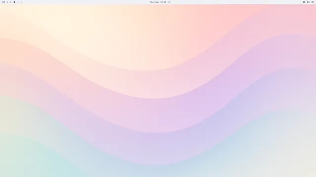 Empty desktop