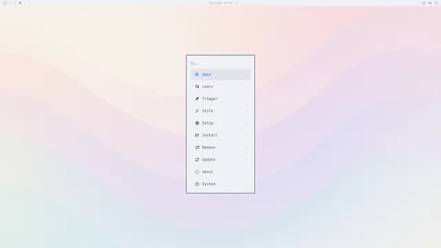 Omarchy menu