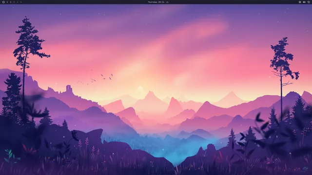 Empty desktop
