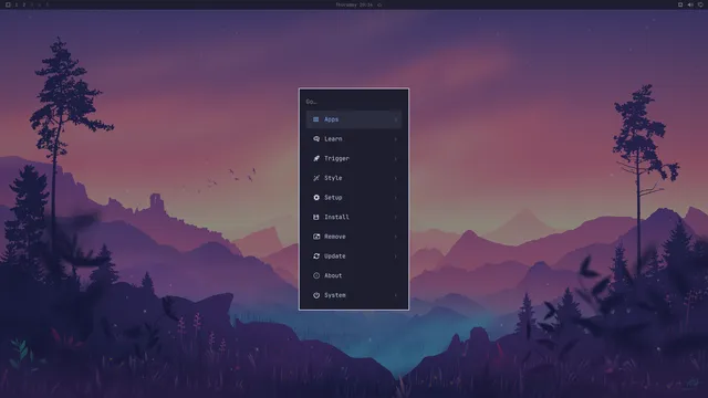 Omarchy menu