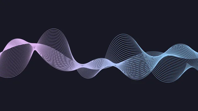 Catppuccin wallpaper: waves