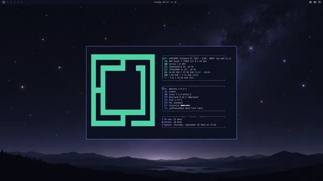 About window
