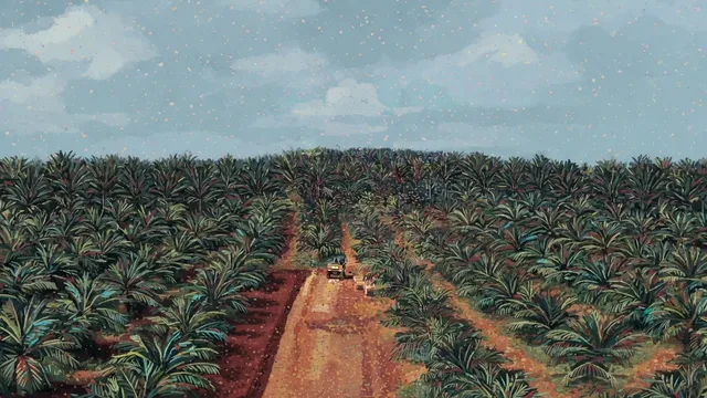 Coffee Latte wallpaper: plantation road