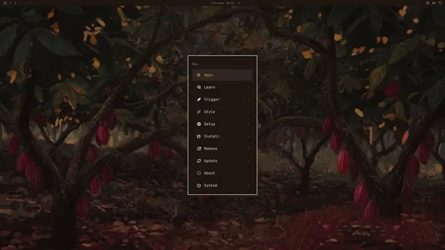 Omarchy menu