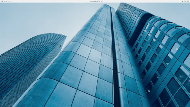 Empty desktop