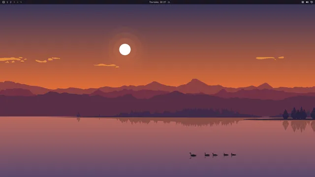 Empty desktop