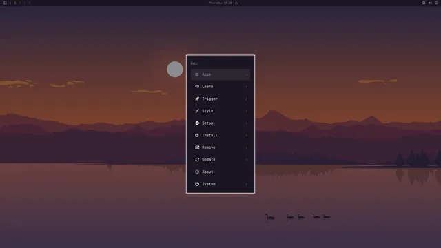 Omarchy menu