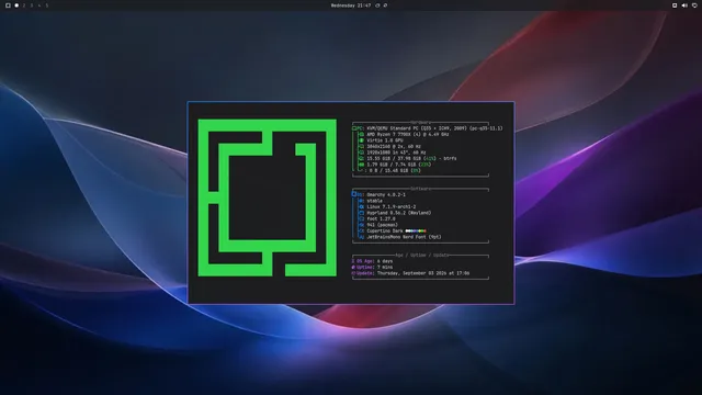 About window