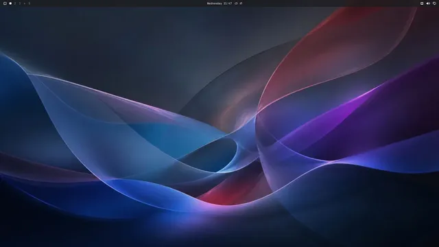 Empty desktop