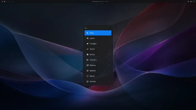 Omarchy menu