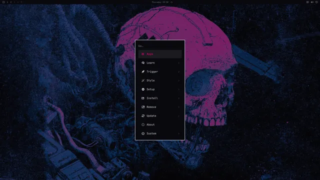 Omarchy menu