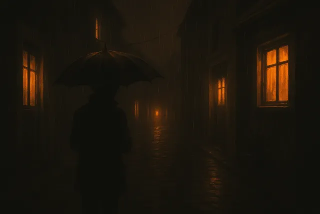 Darcula wallpaper: dark rain