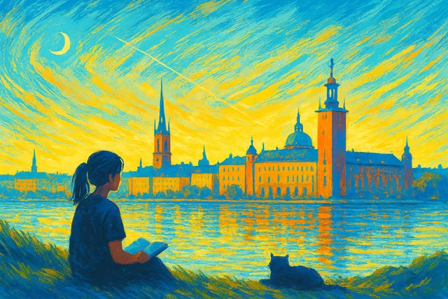 Darcula wallpaper: stockholm