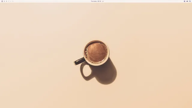 Empty desktop