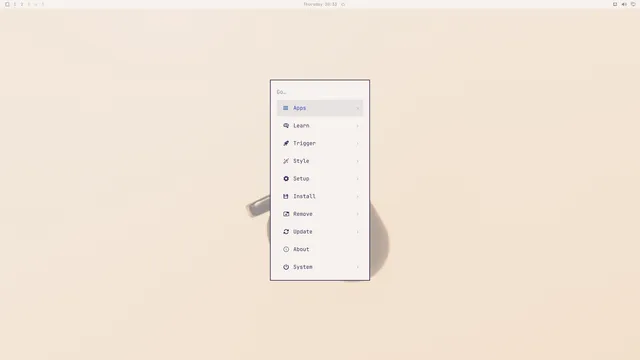 Omarchy menu