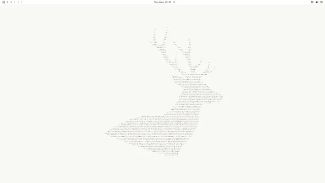 Empty desktop