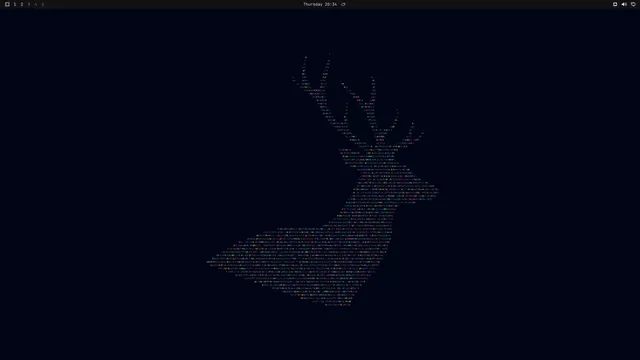 Empty desktop
