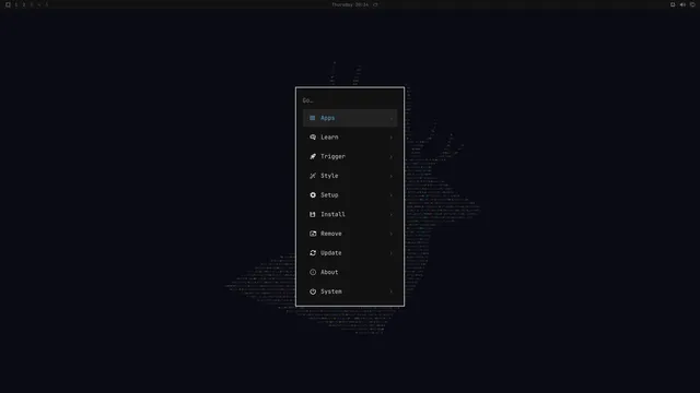 Omarchy menu