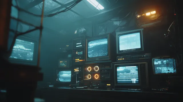 Deckard wallpaper: crt backroom