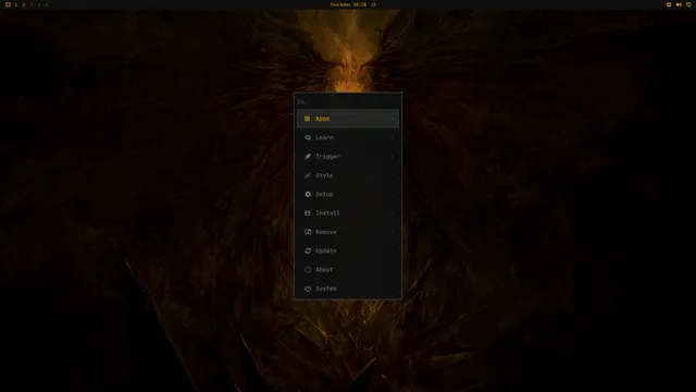 Omarchy menu