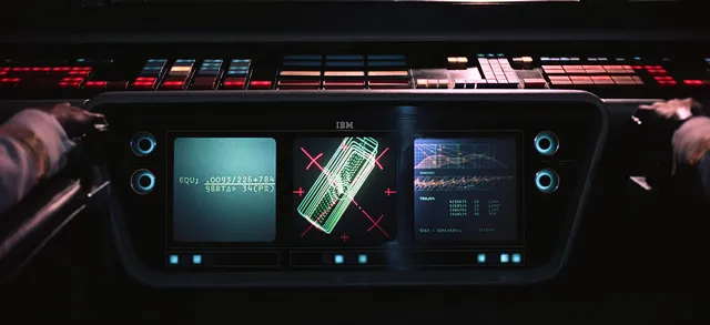Discovery One wallpaper: movie console detail