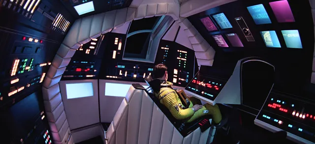 Discovery One wallpaper: movie eva pod cockpit