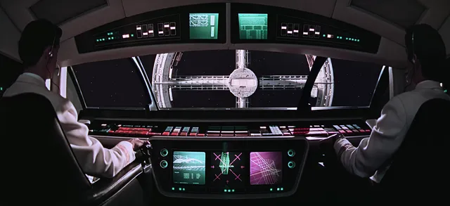 Discovery One wallpaper: movie flight deck secondary