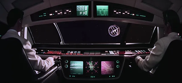 Discovery One wallpaper: movie flight deck