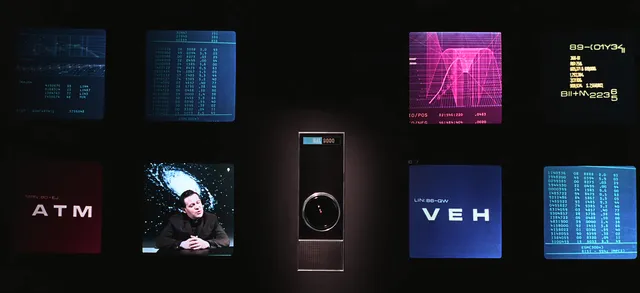 Discovery One wallpaper: movie hal interface bank