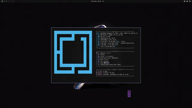 About window