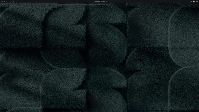 Empty desktop