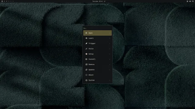 Omarchy menu