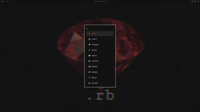 Omarchy menu