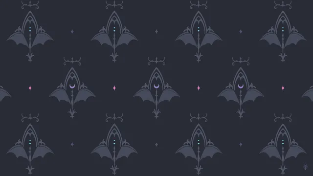 Dracula Reborn wallpaper: flat dracula pattern