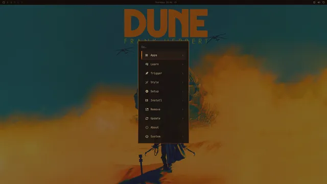 Omarchy menu