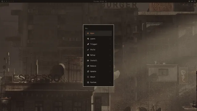 Omarchy menu