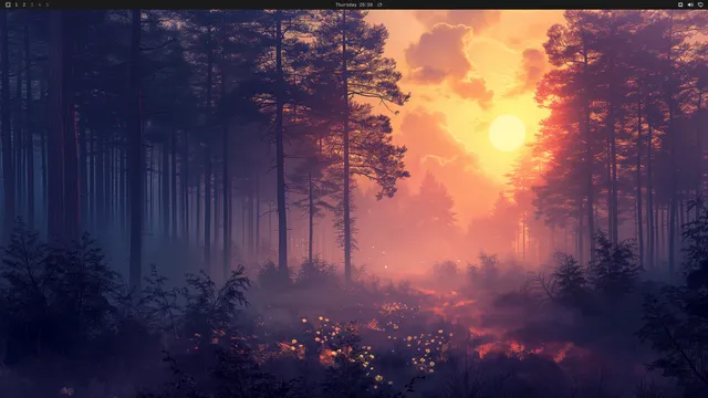 Empty desktop