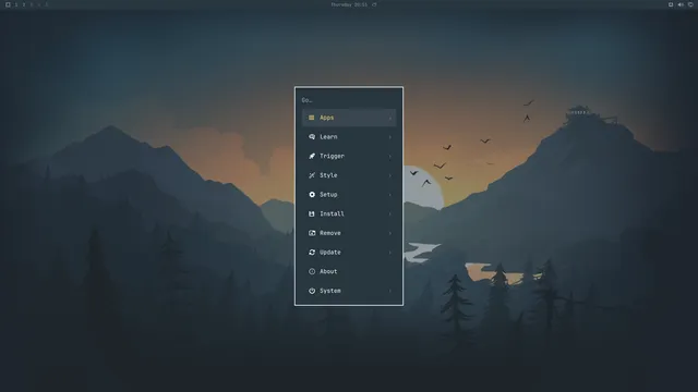 Omarchy menu