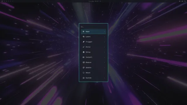 Omarchy menu