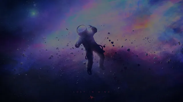 Event Horizon wallpaper: lost in nebula