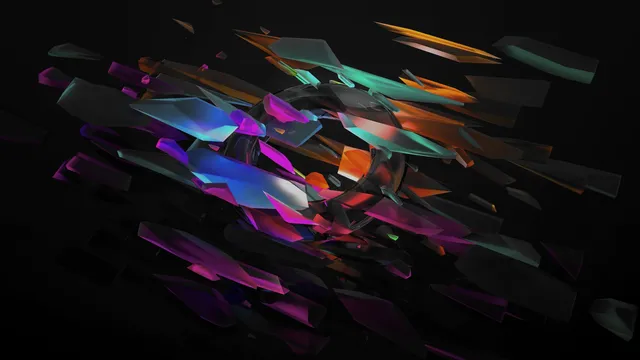 Event Horizon wallpaper: prism shards