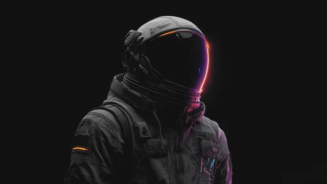 Event Horizon wallpaper: neon visor