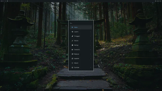 Omarchy menu