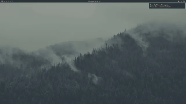 Empty desktop