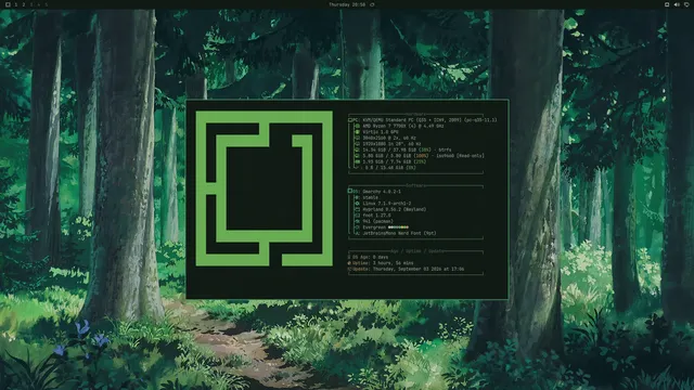 About window