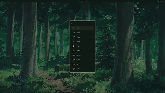 Omarchy menu