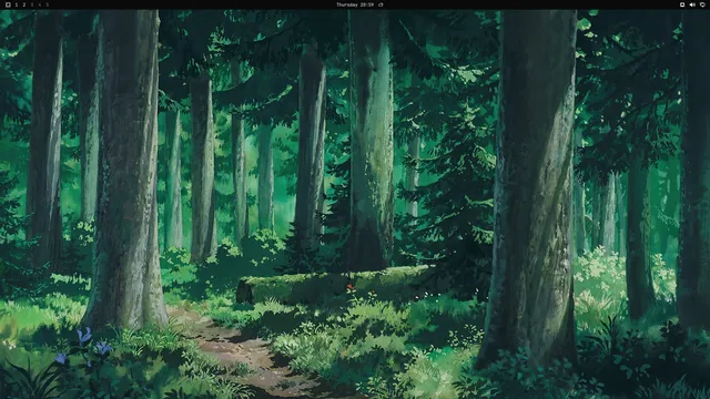 Empty desktop